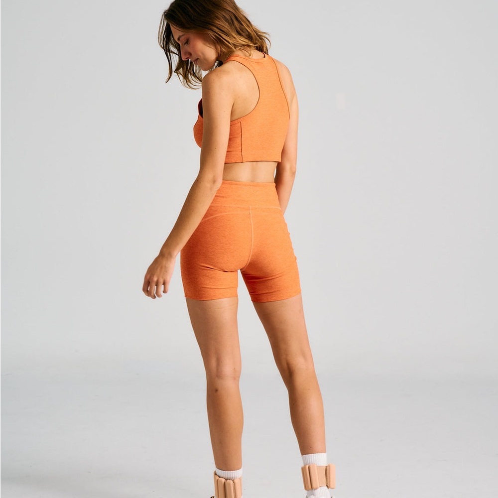 Outdoor Voices Mustang Orange Matching Workout Set